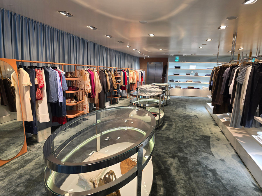 Teppichboden im Verkaufsraum