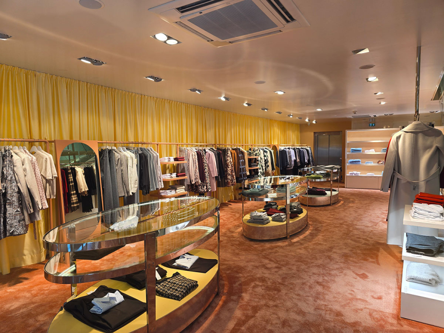 Teppichboden im Verkaufsraum