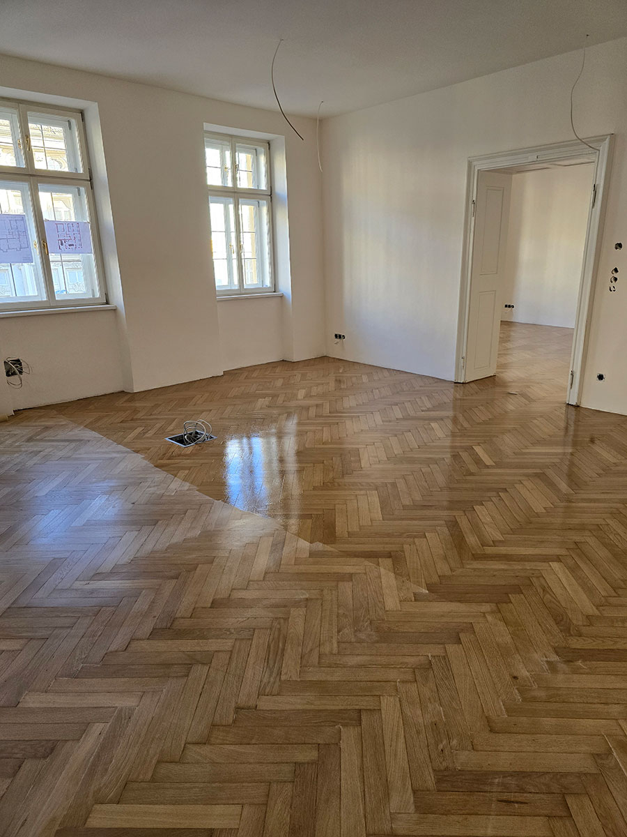 Restaurierung Massivparkett