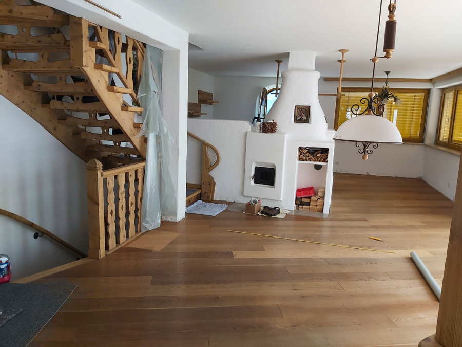 Parkett im Wohnbereich Landhausstil